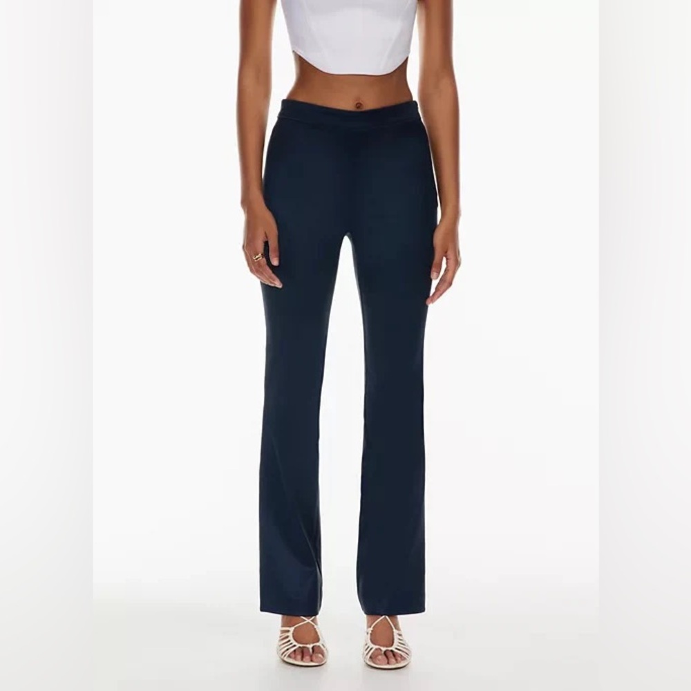 Babaton Ten by Babaton Sundance pants-Total Eclipse-Satin-Size 6-NWT